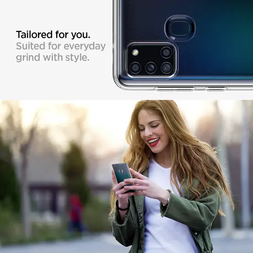 Spigen Liquid Case Samsung Galaxy A21s Transparent ACS00975 Spigen Liquid Case Samsung Galaxy A21s Transparent ACS00975