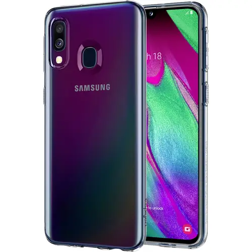 Spigen Liquid Crystal Case Samsung Galaxy A40 Klar Spigen Liquid Crystal Case Samsung Galaxy A40 Klar