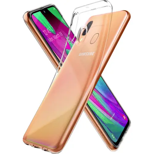 Spigen Liquid Crystal Case Samsung Galaxy A40 Klar Spigen Liquid Crystal Case Samsung Galaxy A40 Klar