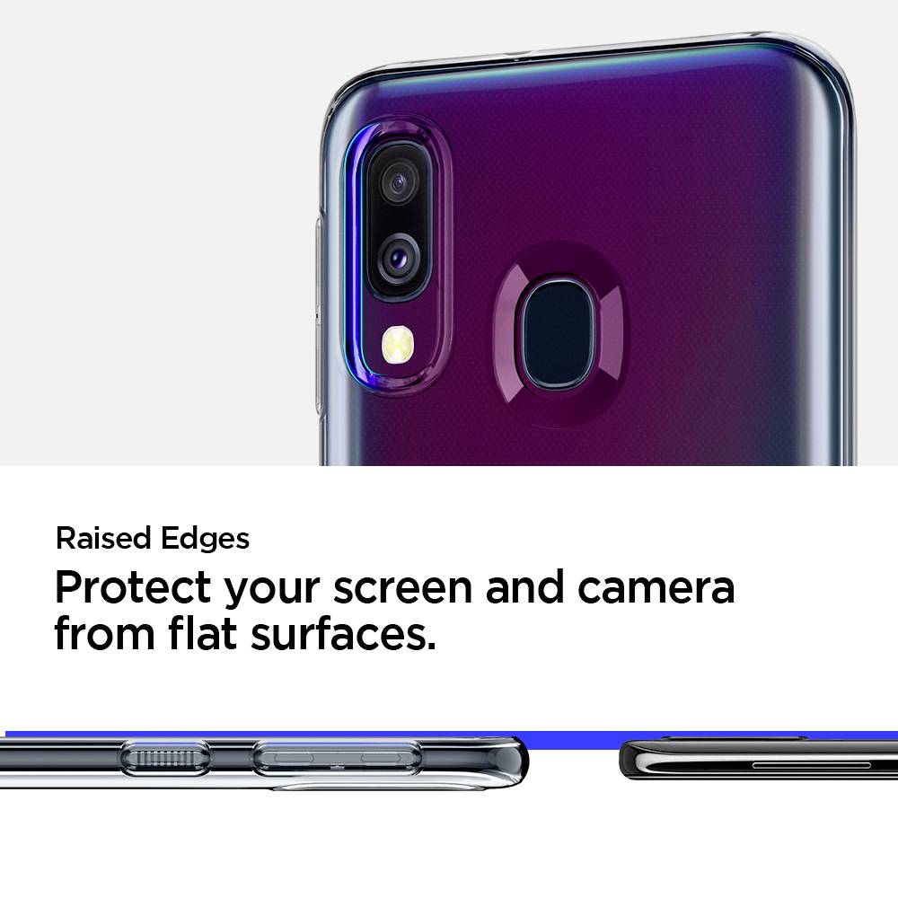 Spigen Liquid Crystal Case Samsung Galaxy A40 Klar