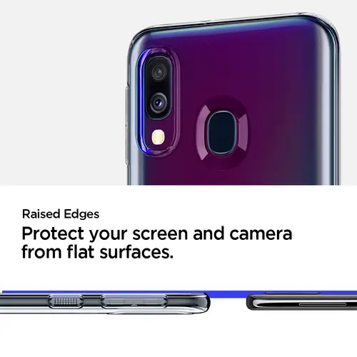 Spigen Liquid Crystal Case Samsung Galaxy A40 Klar Spigen Liquid Crystal Case Samsung Galaxy A40 Klar