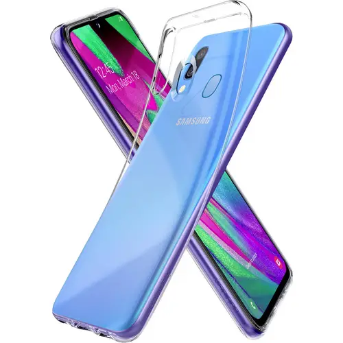 Spigen Liquid Crystal Case Samsung Galaxy A40 Klar Spigen Liquid Crystal Case Samsung Galaxy A40 Klar