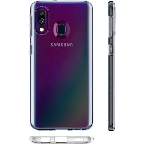 Spigen Liquid Crystal Case Samsung Galaxy A40 Klar Spigen Liquid Crystal Case Samsung Galaxy A40 Klar
