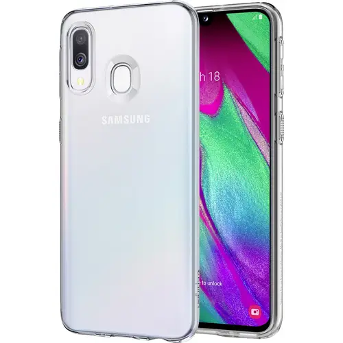 Spigen Liquid Crystal Case Samsung Galaxy A40 Klar Spigen Liquid Crystal Case Samsung Galaxy A40 Klar