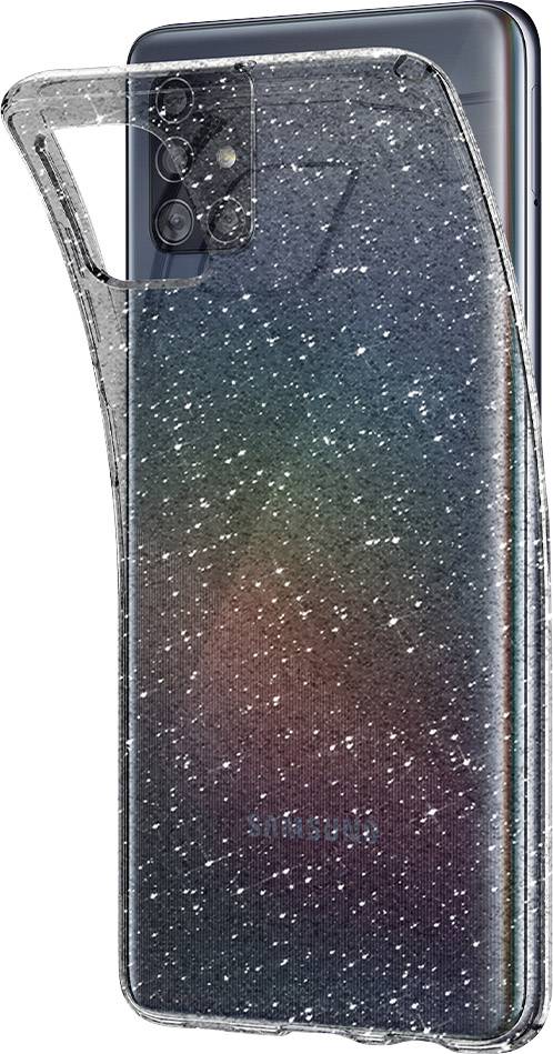 Spigen Liquid Crystal Case Samsung Galaxy A51 Klar, Glitzereffekt