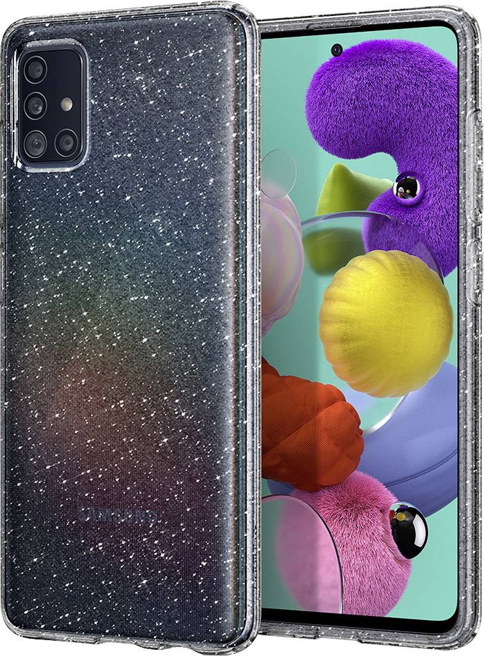 Spigen Liquid Crystal Case Samsung Galaxy A51 Klar, Glitzereffekt