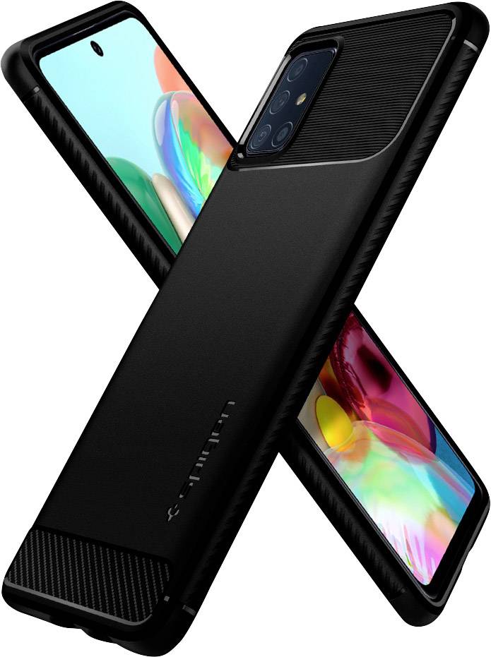 Spigen Rugged Armor Case Samsung Galaxy A71 Matt Black