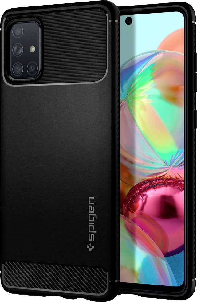 Spigen Rugged Armor Case Samsung Galaxy A71 Matt Black