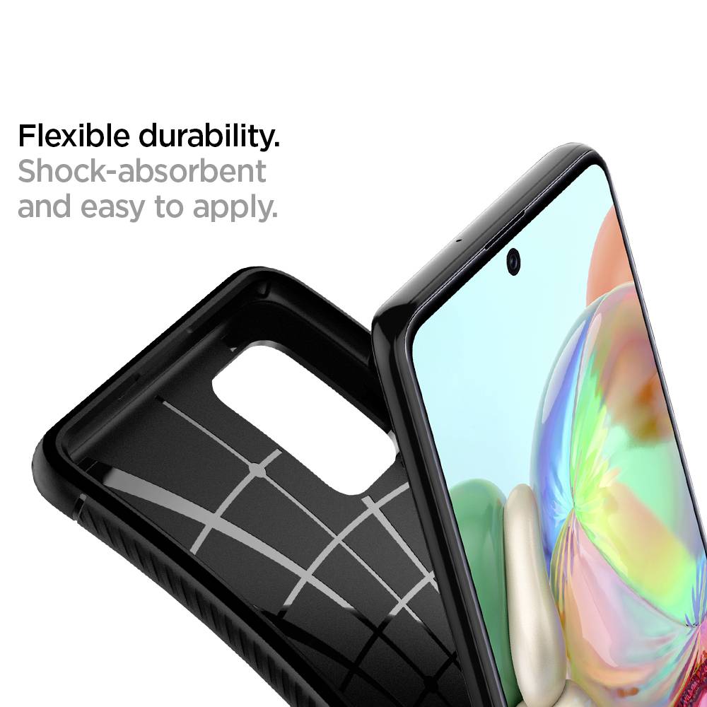 Spigen Rugged Armor Case Samsung Galaxy A71 Matt Black