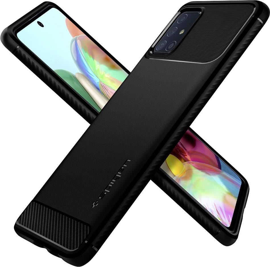 Spigen Rugged Armor Case Samsung Galaxy A71 Matt Black