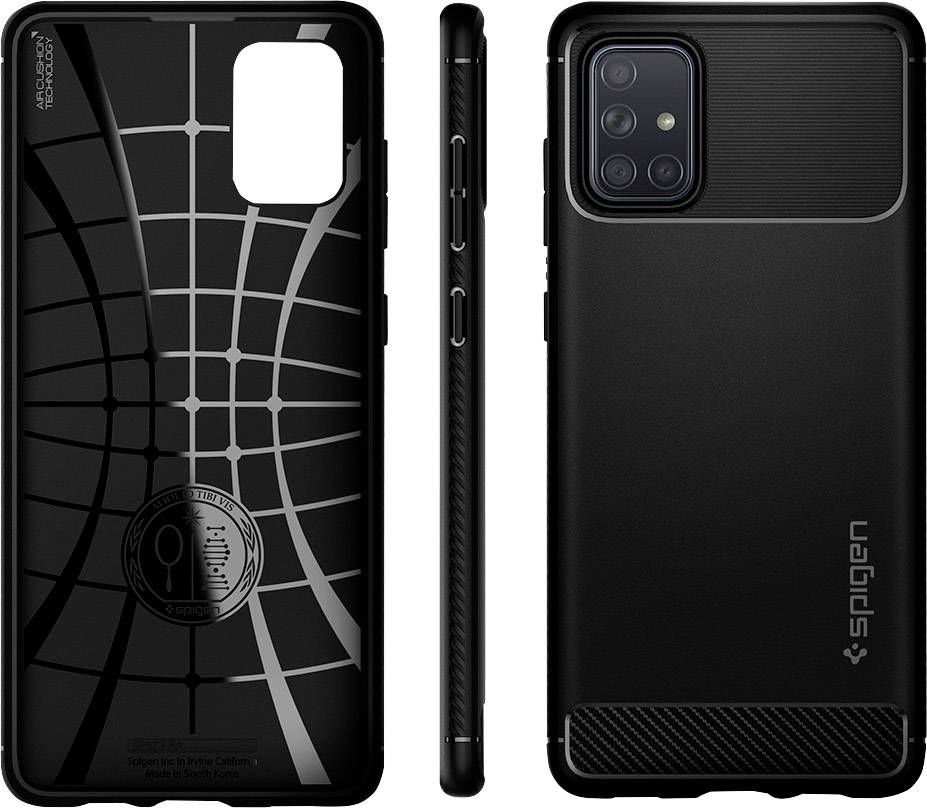 Spigen Rugged Armor Case Samsung Galaxy A71 Matt Black