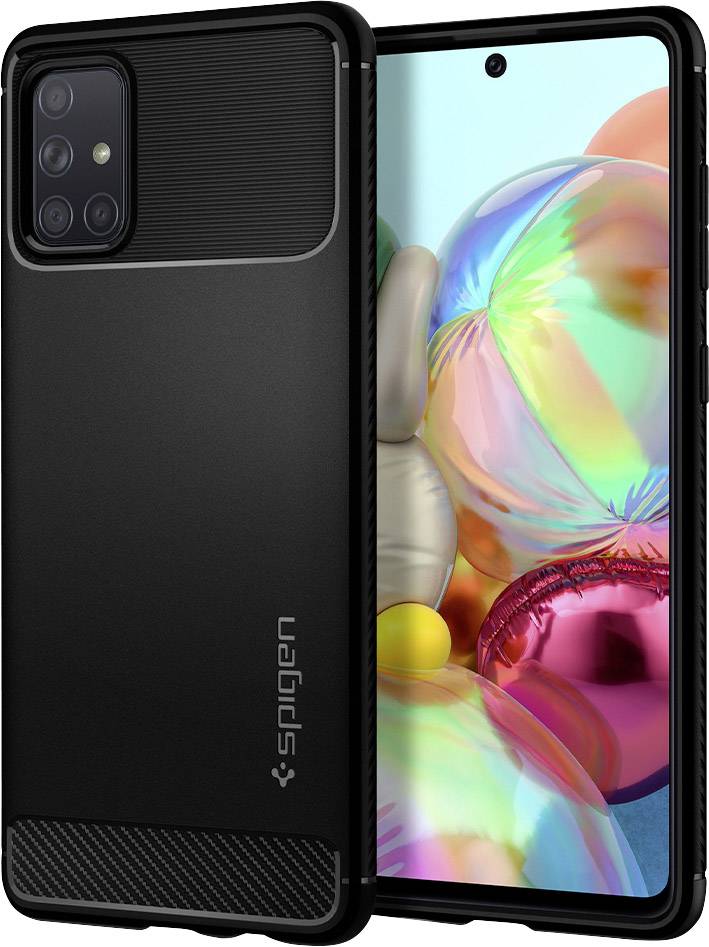 Spigen Rugged Armor Case Samsung Galaxy A71 Matt Black