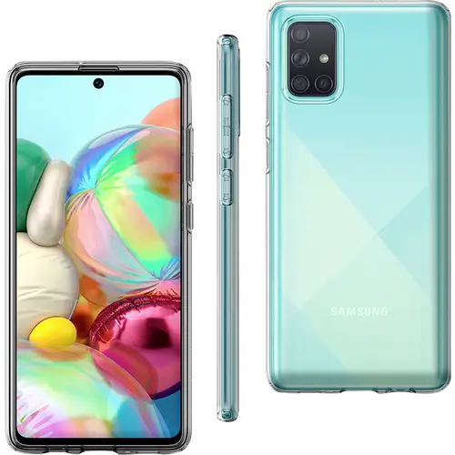 Spigen Liquid Crystal Case Samsung Galaxy A71 Klar Spigen Liquid Crystal Case Samsung Galaxy A71 Klar