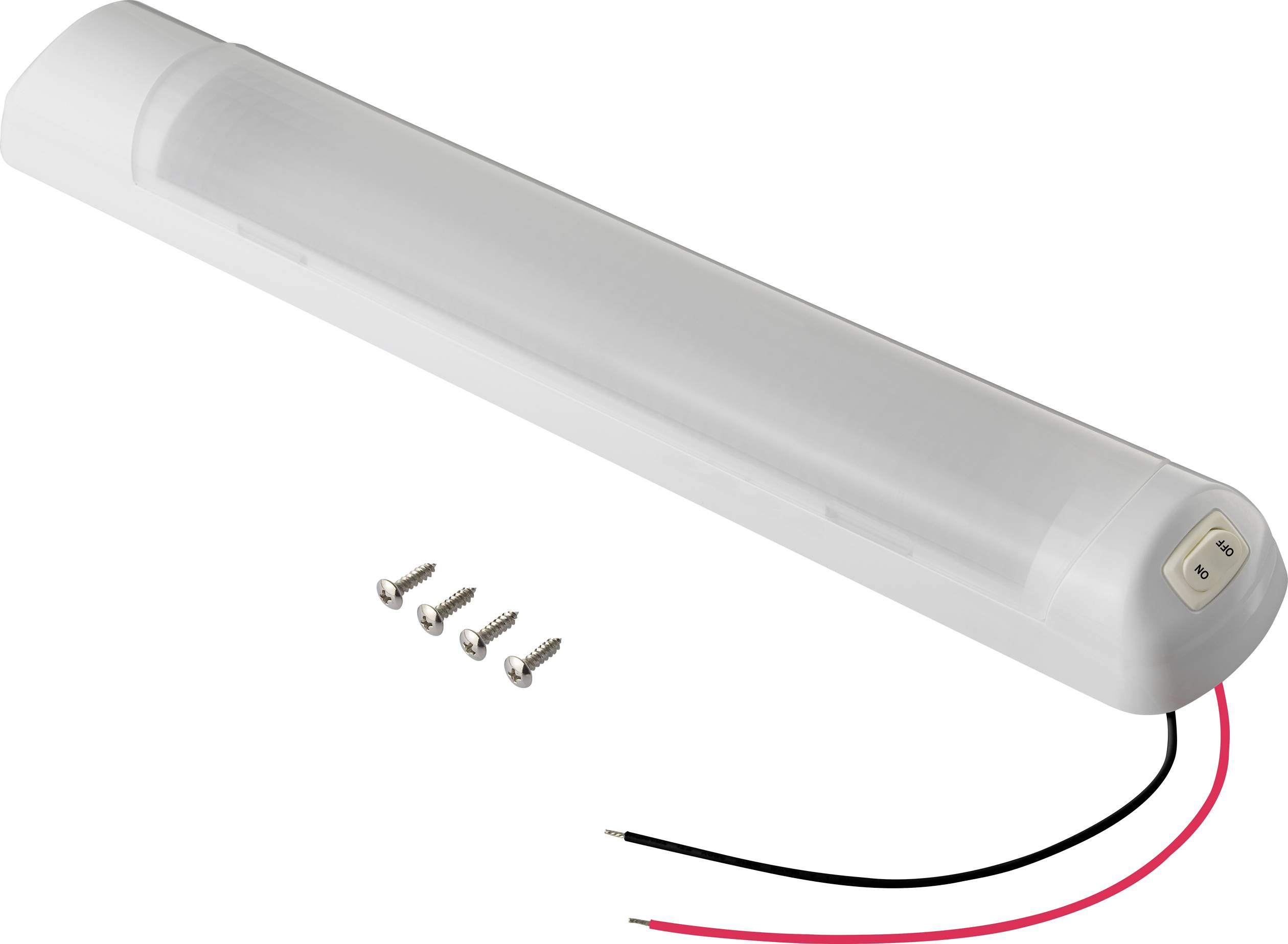 Basetech LED Innenraumleuchte BT-2290784 BT 9 LED LED 12 V/DC (L x B x H) 410 x 65 x 35 mm