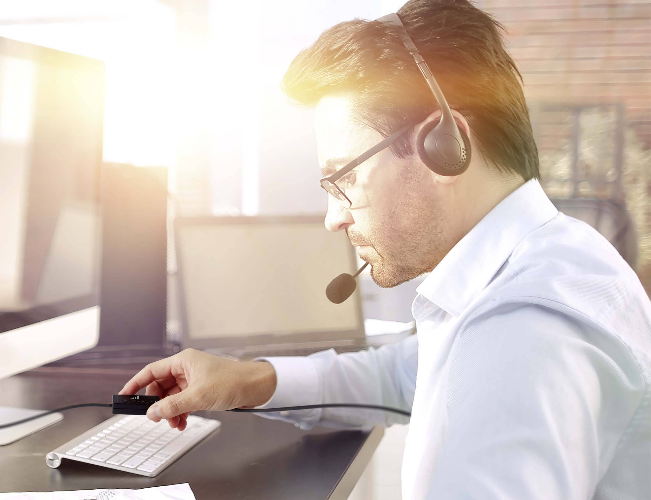 Headset-Adapter 3.5mm Klinke