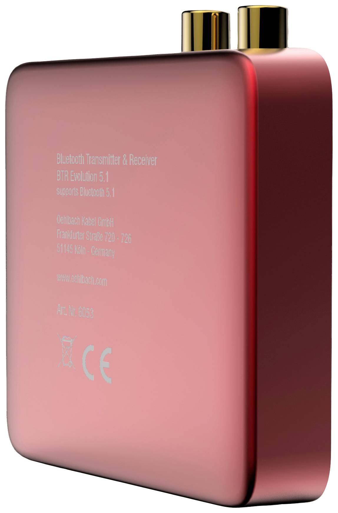 Oehlbach BTR Evolution 5.1 Bluetooth® Musik-Sender/Empfänger Bluetooth Version: 5.1 10 m aptX®-Technologie