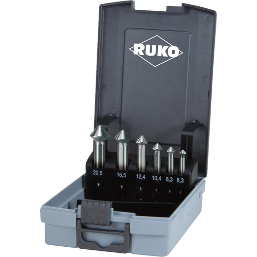 RUKO ULTIMATECUT 102790RO Kegelsenker-Set 6teilig 6.3 mm, 8.3 mm, 10.4 mm, 12.4 mm, 16.5 mm, 20.5mm HSS 1St.