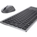 Dell Wireless Keyboard and Mouse KM7120W Bluetooth®, WLAN Tastatur, Maus-Set Deutsch, QWERTZ Grau (metallic), Schwarz