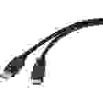 Renkforce DisplayPort / HDMI Adapterkabel DisplayPort Stecker, HDMI-A Stecker 7.50m Schwarz RF-4581868 DisplayPort-Kabel