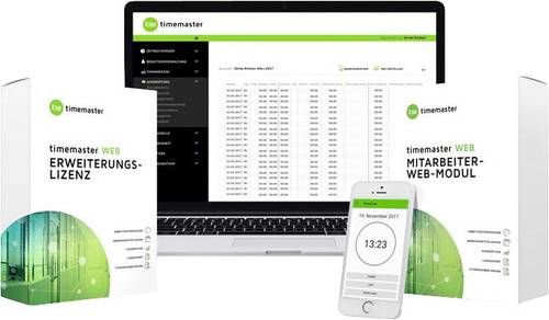 Timemaster WEB Starterset  Mobil  Zeiterfassung Starter-Kit
