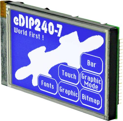Electronic Assembly LCD-Display (B x H x T) 113 x 70 x 11.6mm