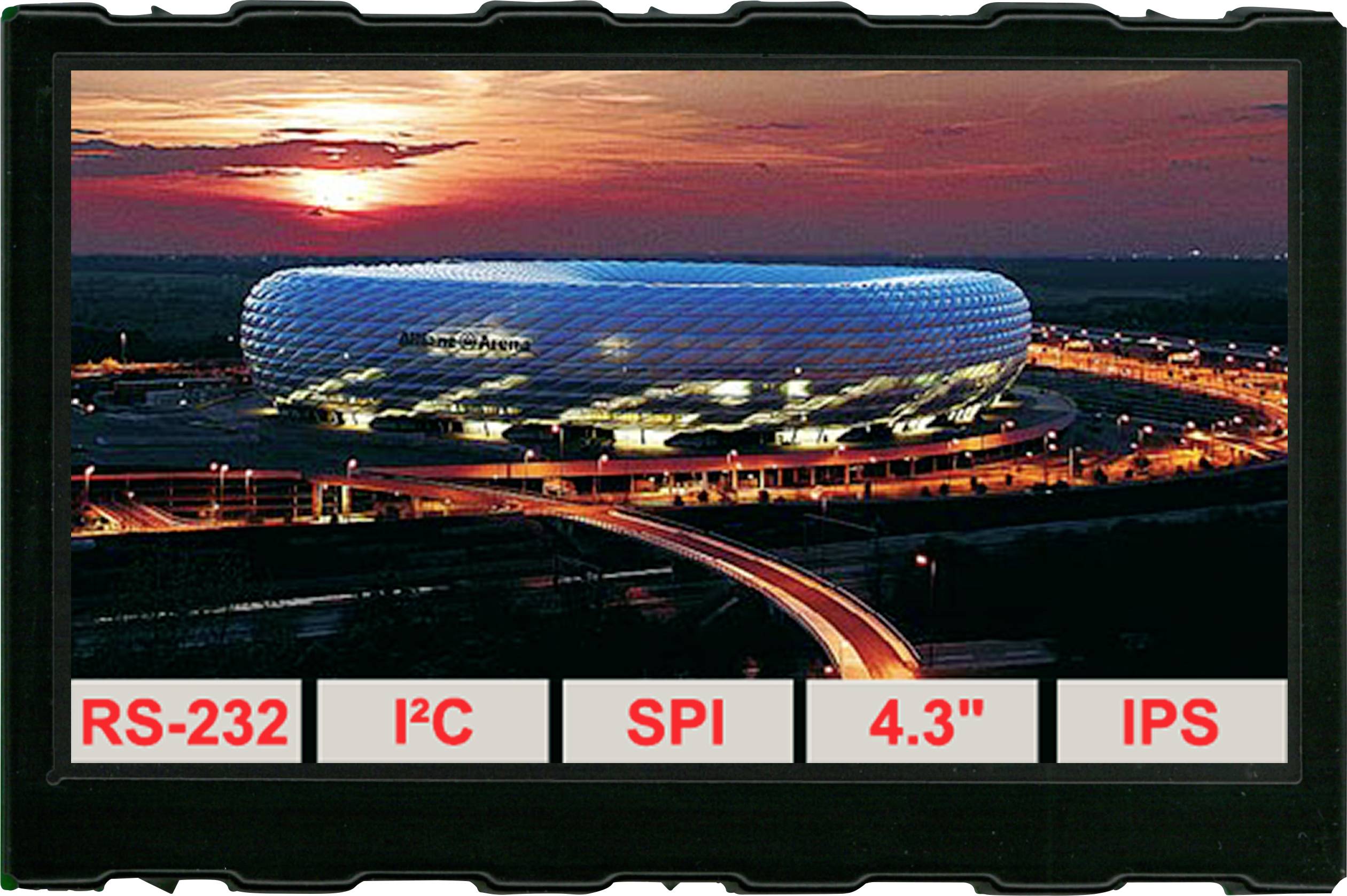 DISPLAY VISIONS LCD-Display (B x H x T) 106.8 x 71 x 10.4 mm