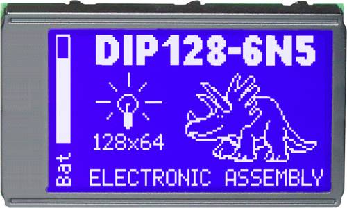 Electronic Assembly LCD-Display (B x H x T) 75 x 45.8 x 10.8mm