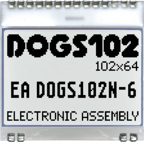 Electronic Assembly LCD-Display (B x H x T) 39 x 41 x 2mm