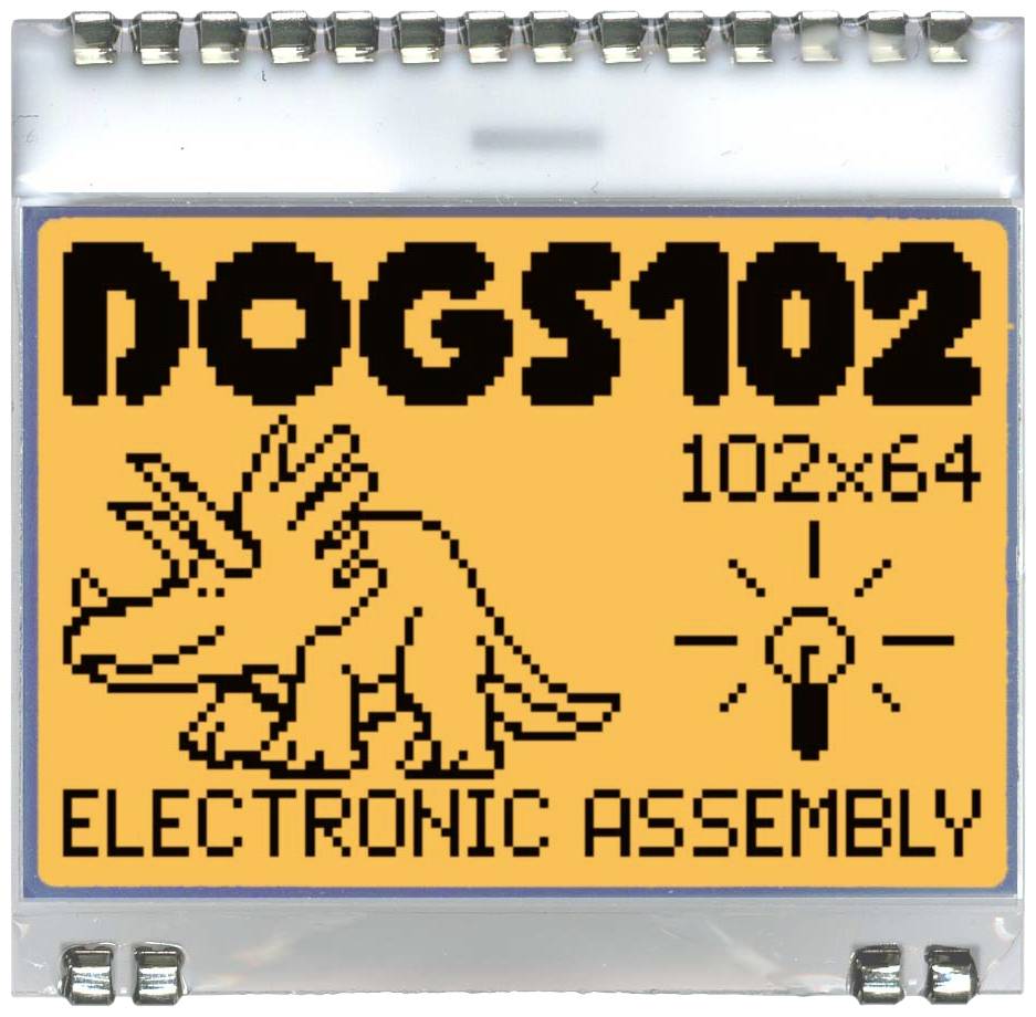 DISPLAY VISIONS LCD-Display (B x H x T) 39 x 41 x 2 mm