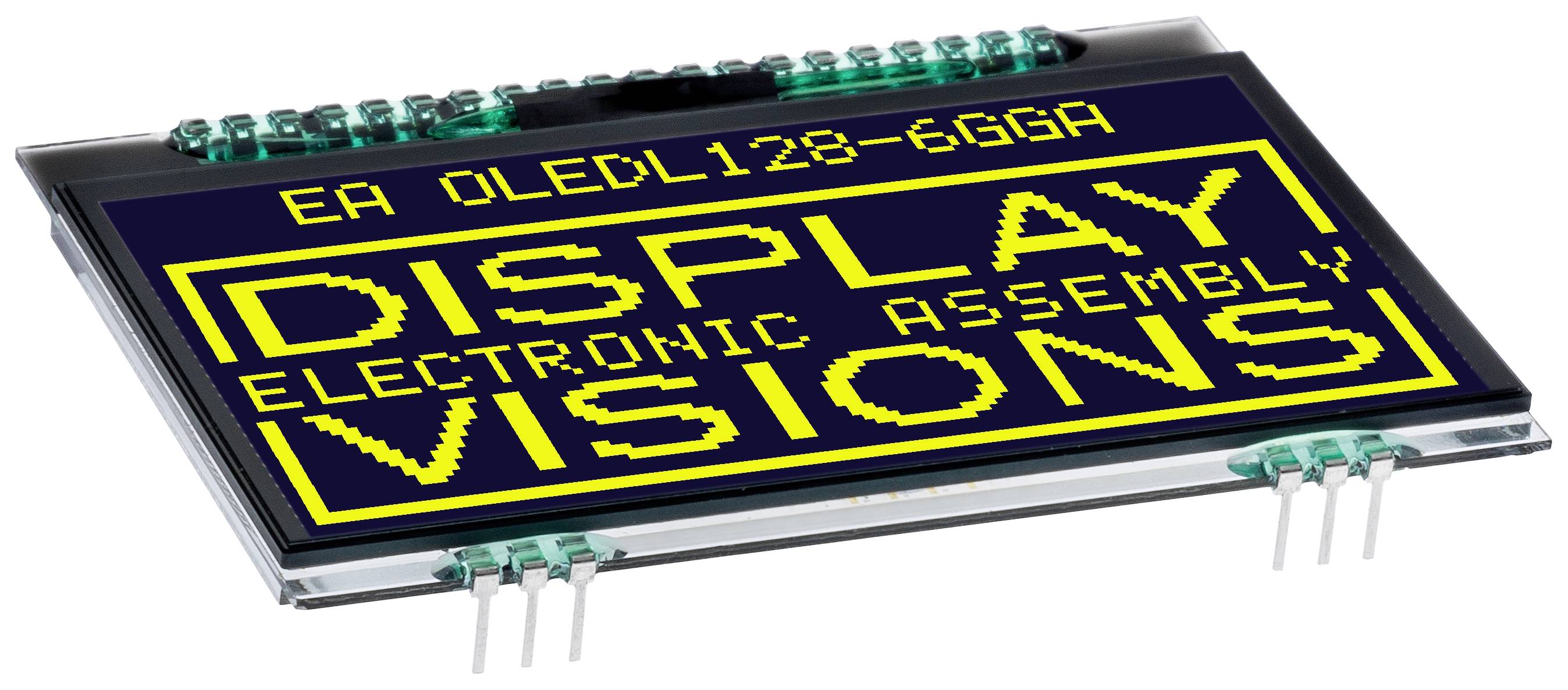 DISPLAY VISIONS OLED-Display (B x H x T) 68 x 51 x 2.1 mm