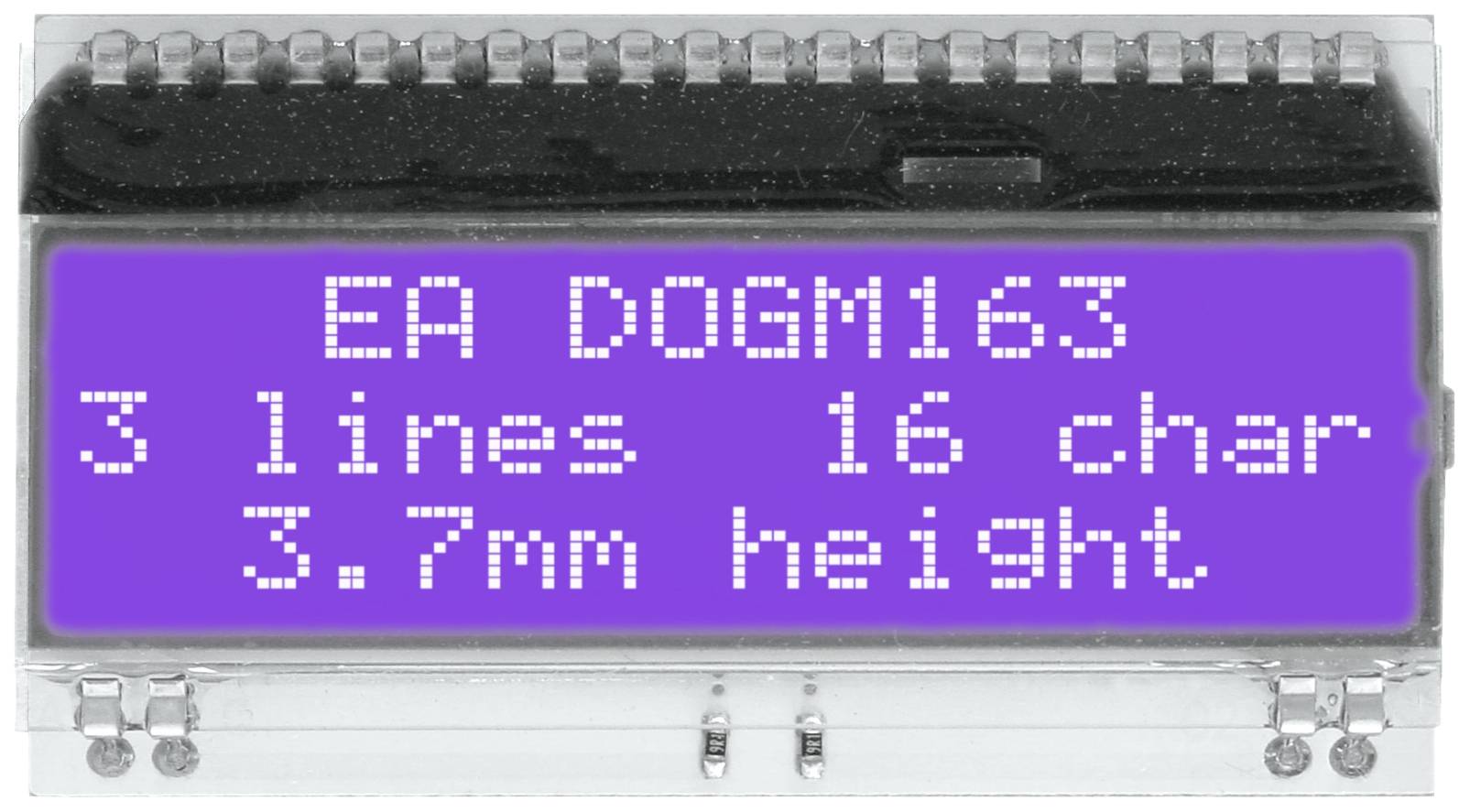 DISPLAY VISIONS 7-Segment-Anzeige Blau 3.65 mm 3.3 V Ziffernanzahl: 3