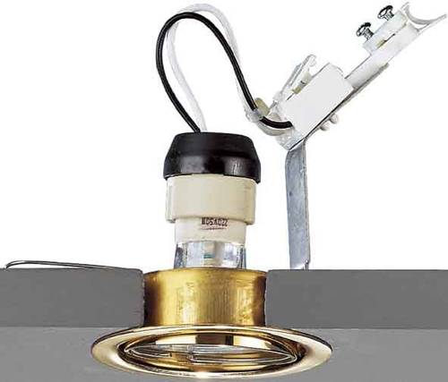 Brumberg 0H206701 Einbauleuchte Hochvolt-Halogenlampe GZ10 50W Messing