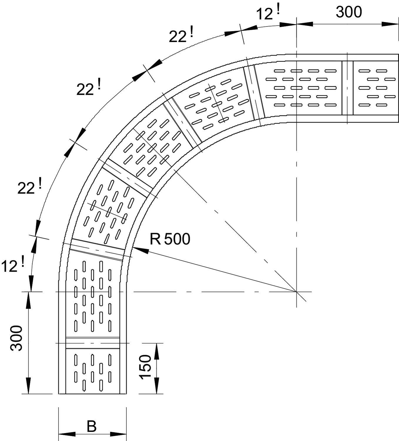 OBO Bettermann 6098352 Bogen 1St.