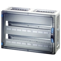 Hensel 68000183 FP 1439 Kleinverteiler Aufputz Anzahl Teilungen = 54 Anzahl Reihen = 2 Inhalt 1St. Hensel 68000183 FP 1439 Kleinverteiler Aufputz Anzahl Teilungen = 54 Anzahl Reihen = 2 Inhalt 1St.