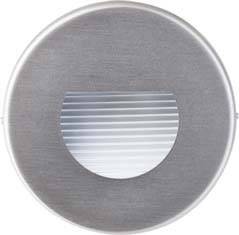 Brumberg 10128205 10128205 LED-Wandeinbauleuchte LED 1 W Edelstahl