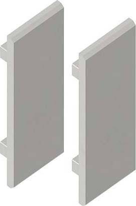 Ein Diagramm zeigt zwei graue rechteckige Platten mit vorspringenden Laschen an den Seiten, parallel zueinander ausgerichtet.