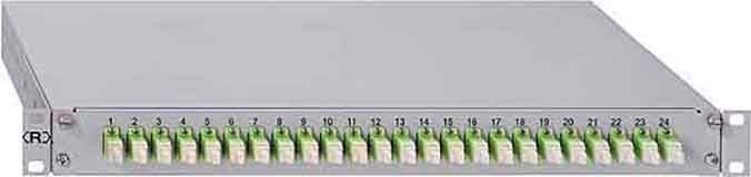 Rutenbeck 24xLC-D OM3 aqua LWL-Spleißbox LC 1 HE