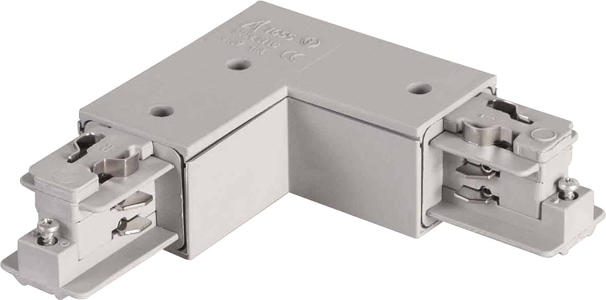 Brumberg 88127680 Hochvolt-Schienensystem-Komponente Eckverbinder 88127680 Silber