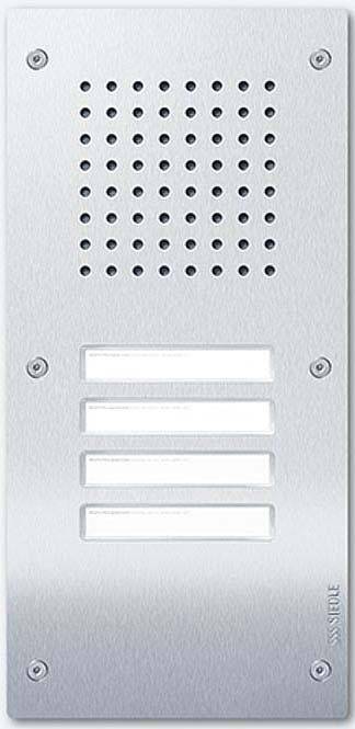 Siedle CL 111-4 N-02 Türsprechanlage Kabelgebunden Abdeckung Silber