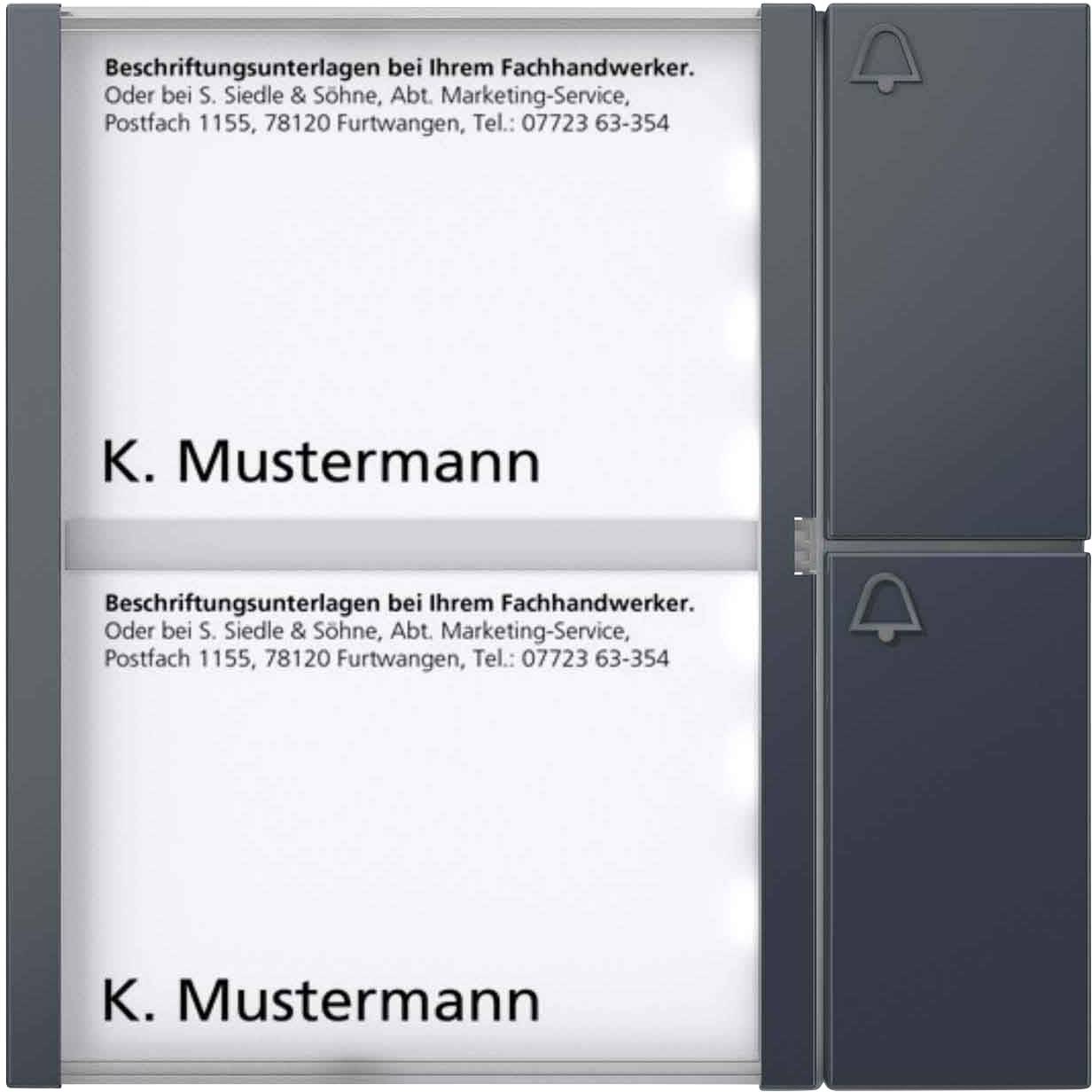 Siedle 210004998-00 Türsprechanlagen-Zubehör Funktionsmodul Anthrazit