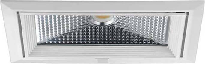 Brumberg 88687175 Hochvolt-Schienensystem-Leuchte 3phasig 43 W LED Weiß