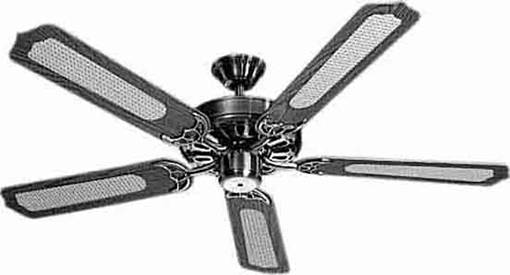 Helios Ventilatoren DVAM 130 Deckenventilator Gehäusefarbe (Details): Messing Flügelfarbe: Braun, Beige