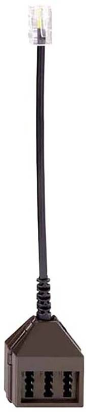 Rutenbeck Telefon (analog) Adapter [1x RJ45-Stecker 8p8c - 3x TAE-N-Stecker] 0.15m