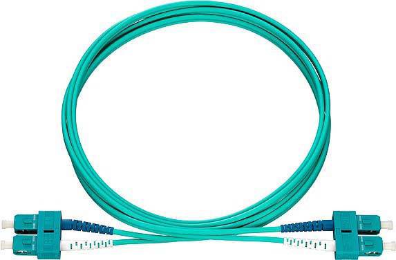 Rutenbeck 228050702 Glasfaser LWL Anschlusskabel [1x SC-D Stecker - 1x SC-D Stecker] Multimode OM5 2.00 m