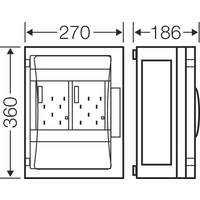 Hensel FP 2213 68000108 Gehäuse 270 x 360 x 186 Kunststoff 1St. Hensel FP 2213 68000108 Gehäuse 270 x 360 x 186 Kunststoff 1St.