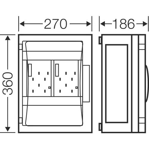 Hensel FP 2213 68000108 Gehäuse 270 x 360 x 186 Kunststoff 1St. Hensel FP 2213 68000108 Gehäuse 270 x 360 x 186 Kunststoff 1St.