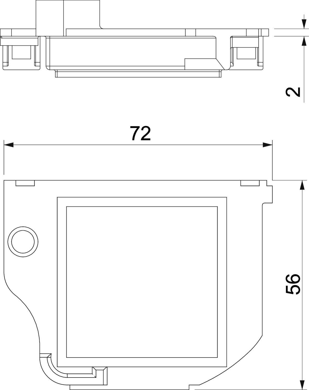 OBO Bettermann AP1 GESRM2 Abdeckplatte