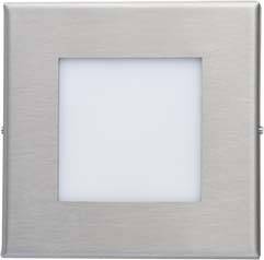Brumberg 10140205 10140205 LED-Wandeinbauleuchte LED 1 W Edelstahl