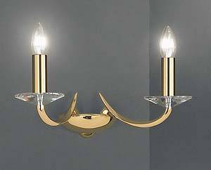 Brumberg 809012 809012 Wandleuchte E14 40 W Glühlampe Gold