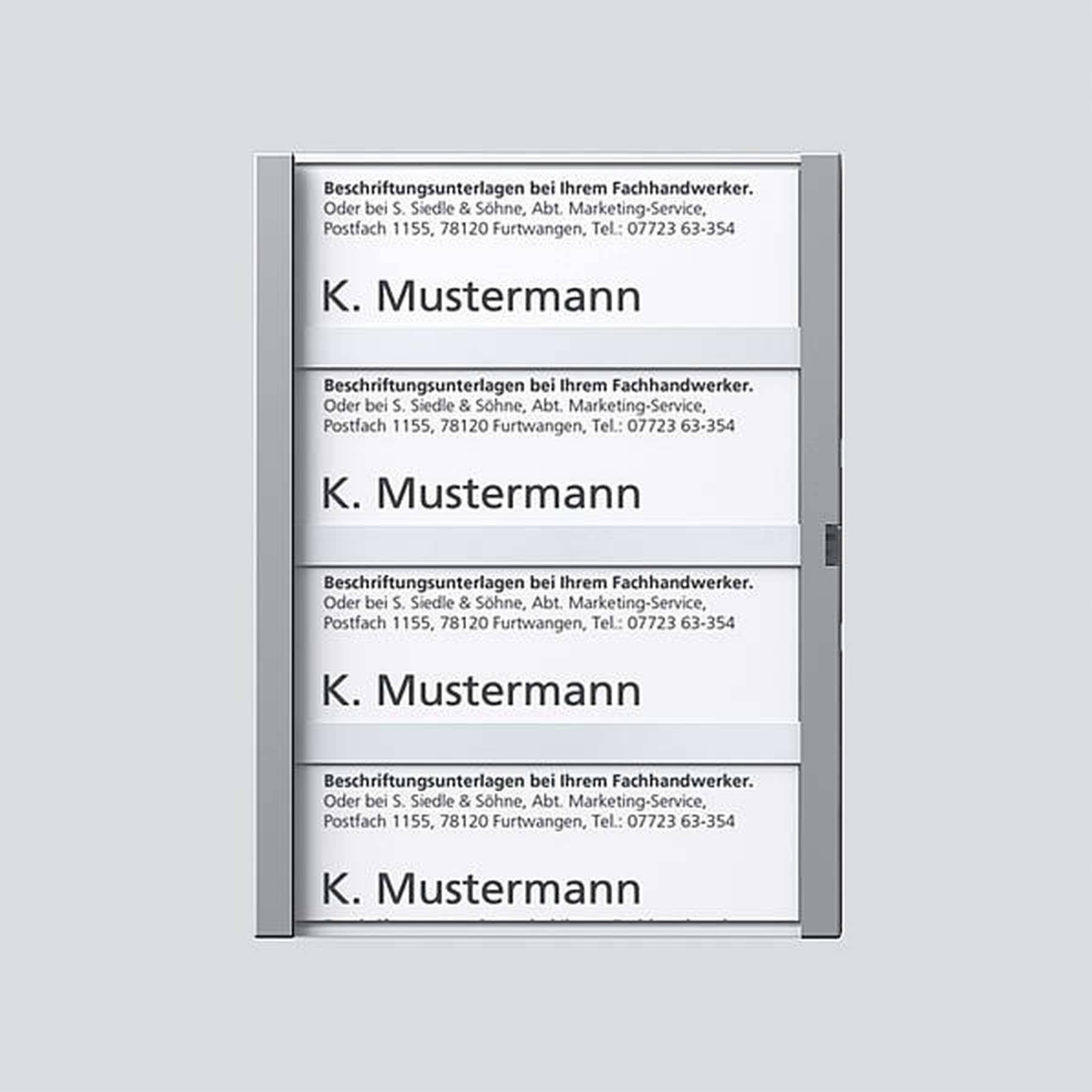 Siedle 200029049-00 Türsprechanlagen-Zubehör Montagezubehör Silber